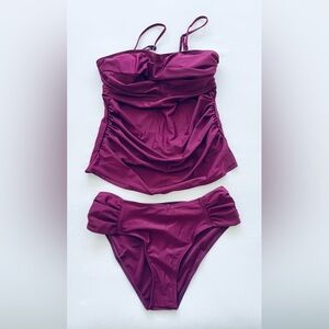 Elegant Purple Women's Swimwear - small